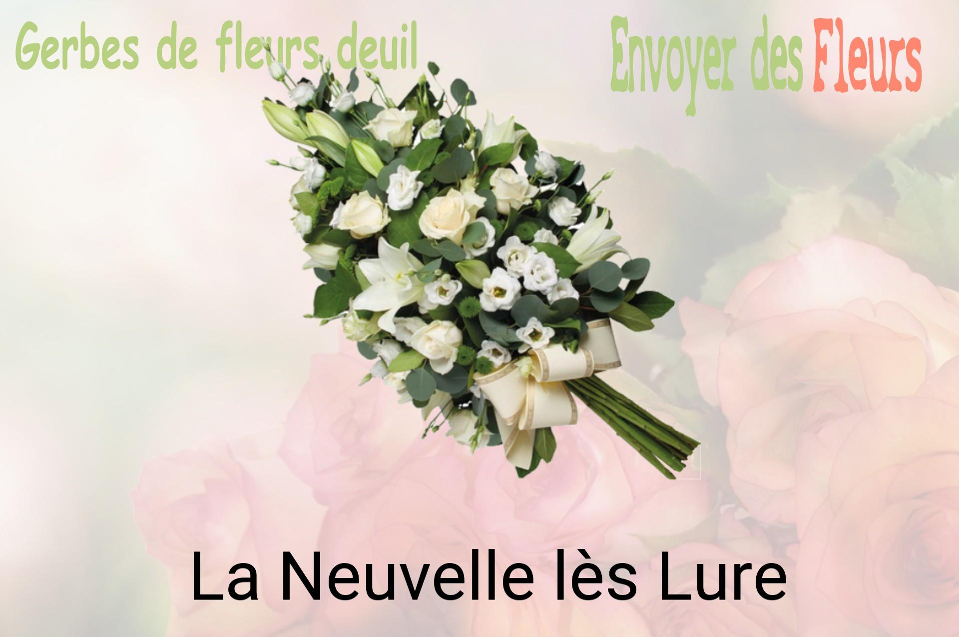 Gerbe de fleurs de deuil livrée à La Neuvelle-lès-Lure